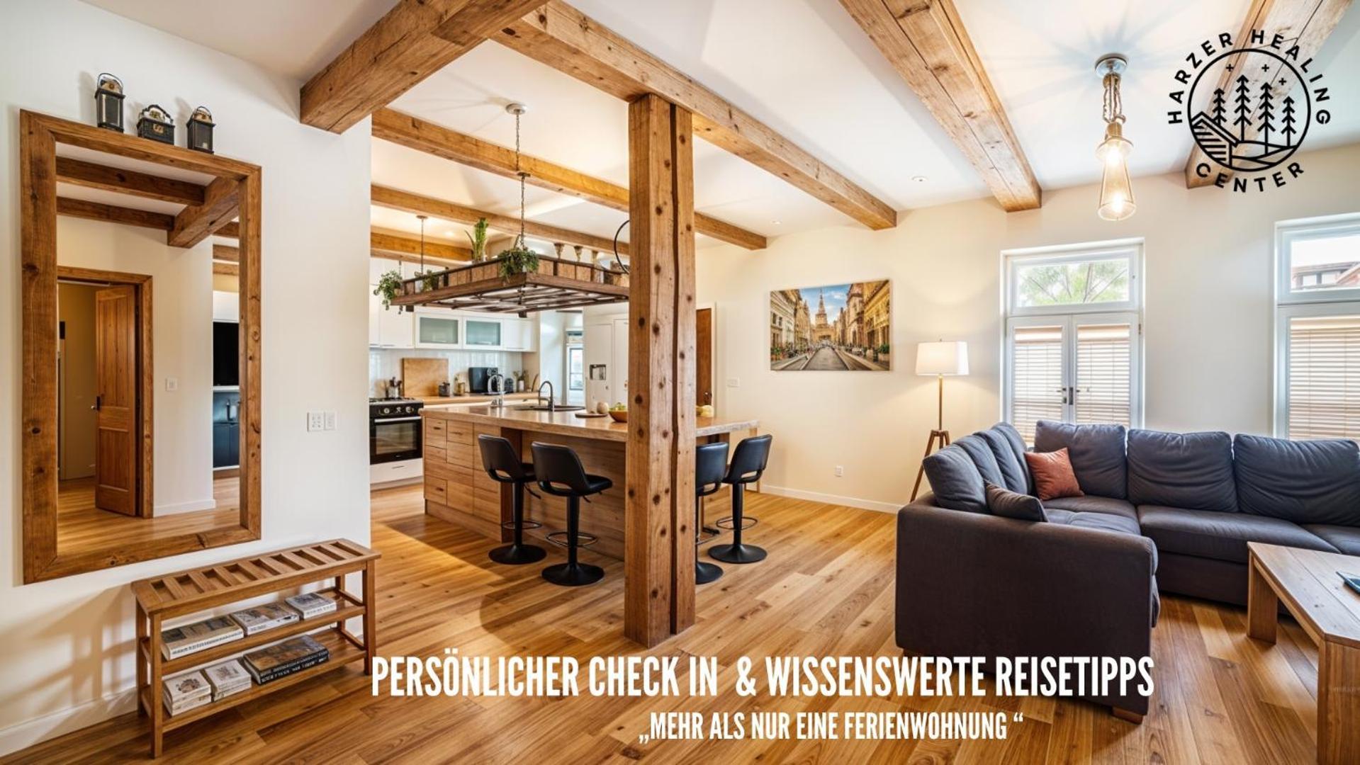 Harzer Healing Center 2024 Gemuetliche Landhauswohnung Mit Fussbodenheizung,Xxl Kochinsel,Xxl Regenduschen,Modern,Hochwertig,Persoenlich,Vollausgestattet Elbingerode  Extérieur photo
