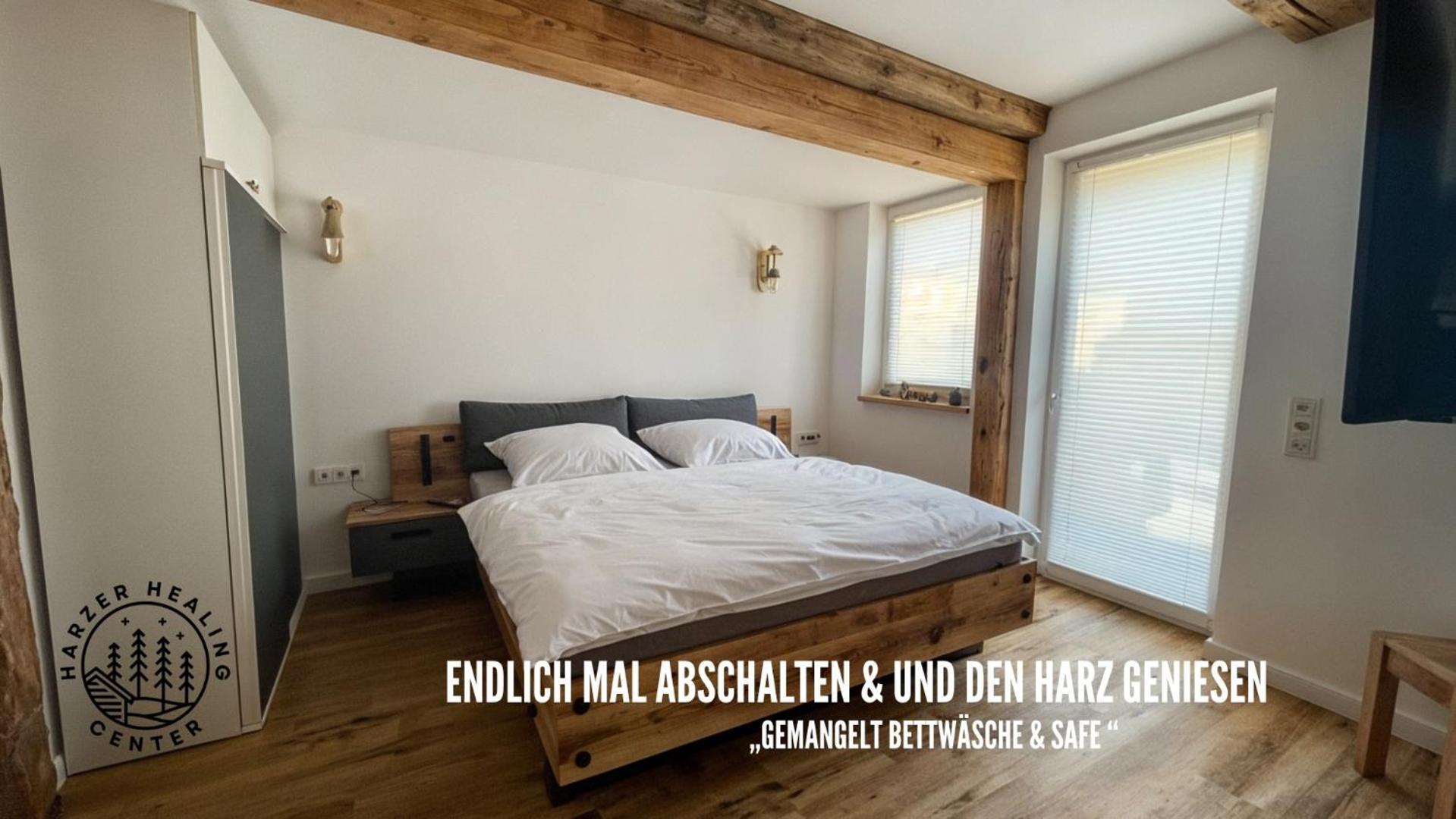 Harzer Healing Center 2024 Gemuetliche Landhauswohnung Mit Fussbodenheizung,Xxl Kochinsel,Xxl Regenduschen,Modern,Hochwertig,Persoenlich,Vollausgestattet Elbingerode  Extérieur photo